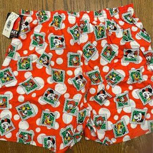 Mickey Mouse Boxers, Christmas Boxers, Disney Christmas Boxers, Vintage Disney B